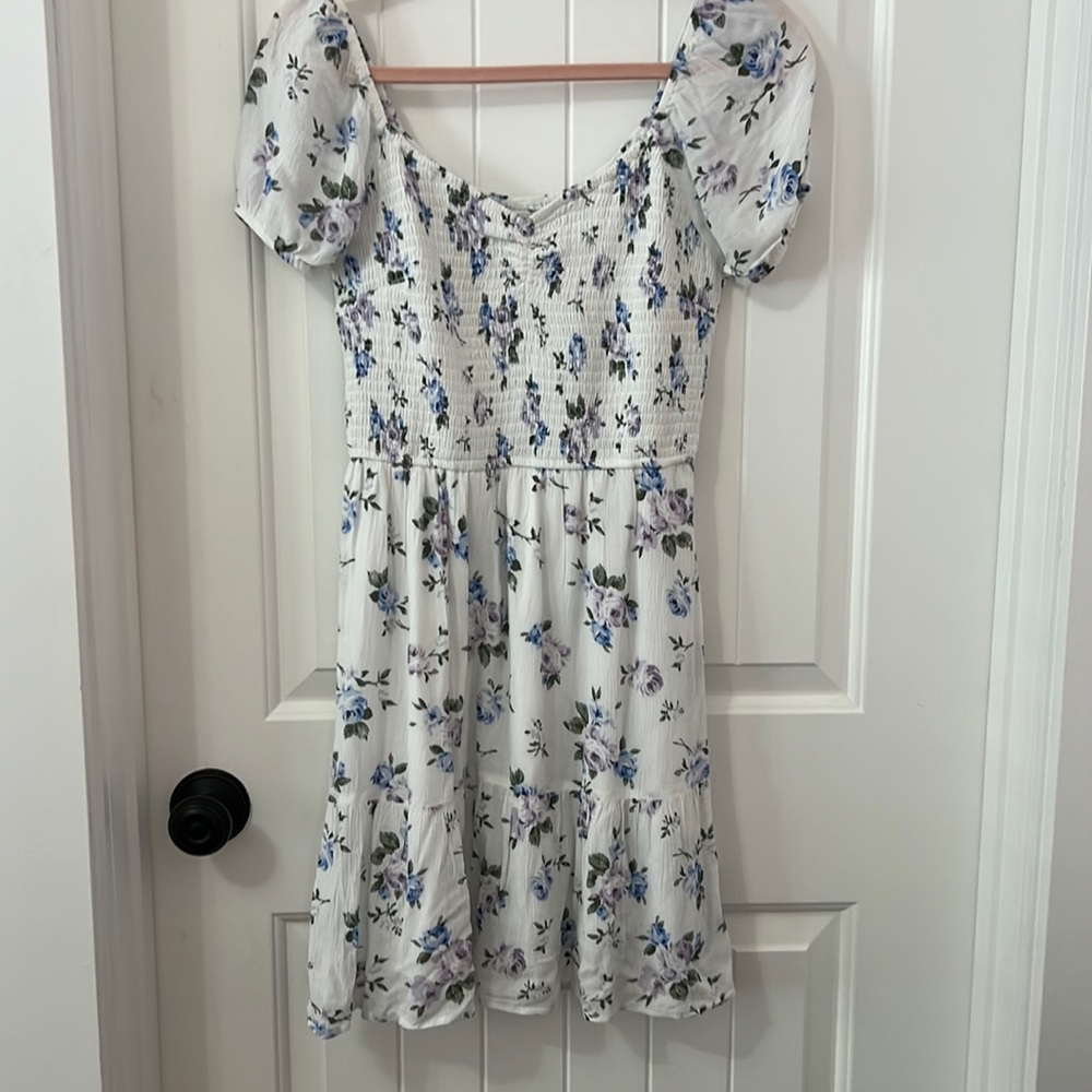 Hollister white sundress